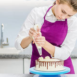Cupcake Carrier Lid And Handle + Stand Plate Dome 10Inch Round Cake Container Holder With Cover Blue