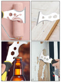 ISFRIDAY 15 in 1 Multi Use Putty Knife Stainless Steel Paint Scraper Removal Construction Tool for Wallpaper Can Opener Home DIY