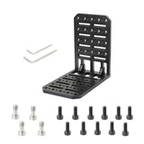 Cheese Plate L Type Extension Mounting Platform With 1/4Inch 3/8Inch Thread Holes For Camcorder Camera Accessories