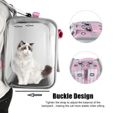 Pet Cat Carrier Backpack Portable For Small Dogs Cats Space Capsule Cage Breathable Cat Travel Outdoor Shoulder Bag Pet Supplies