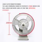 T6 fully automatic barcode self-adhesive washable label rewinder roll Paper hine winding