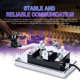 K4 Heavy-duty Electric Telegraph Communication Short Waves Morse Code DIY Telegraphing Key for Shortwave Radios Teaching