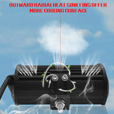 2pcs 7“ LED Bar 400W Triple Row 40LED Work 13200LM Spot 12V/24V Driving Fog Off Road Truck 4x4 ATV Light