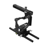 Andoer Cage Video Film Movie Making Stabilizer Aluminum Alloy with Mount Cable Clamp Mounting Adapter for Sony Camera