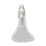 Handmade Lace Wedding Veil Comfortable Veils Sophisticated Bride Flower Veils for Wedding Day