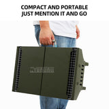 Foldable Camping Stainless Steel Portable BBQ Grill - Multi-Purpose Carbon Grill