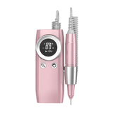 New Nail Drill Manicure Machine Rechargeable Electric Nail Sander With Pause Mode Nails Lathe Gel Cutting Remove Tool