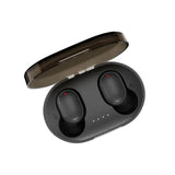Bluetooth Headset Invisible True Wireless Handfree for Sleeping Working Black