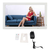 Digital Photo Frame 24 Inch Body Sensing HD Video Music Playback Electronic Picture Frame with Clock Calendar 100?240V EU Plug