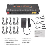 11-Channel Guitar Independent Short Circuit Protection Board Power Supply for 9V/12V/18V Effect Pedal