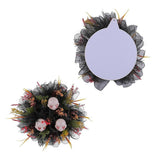 Artificial Wreath with Skull for Front Door, Garden, Window, Halloween Party
