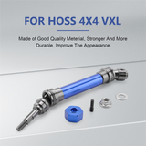 4Pcs Metal Front and Rear Drive Shaft CVD for 1/10 Slash Stampede Hoss VXL RC Car Upgrade Parts,Blue