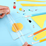 Cutter Set, Polymer Roller, for DIY Production the Clay Model Set Can Be Used At Home, School, Office, Etc.