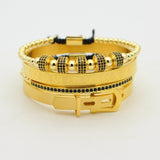 Roman numeral bracelet horseshoe buckle bracelet