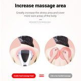 2023 New intelligent infrared lumbar back massage hammer with Double heads hot compress massager