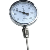 304 Stainless Steel Temperature Gauge thermometer with thermowell