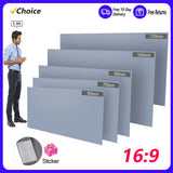 Portable Screen Simple Curtain Anti-Light Projection Screens for Home Outdoor Office Projector 60/70/80/100/120 Inches
