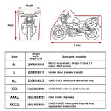 210D Thick Oxford Cloth Universal Motorcycle Waterproof Dust Snow Protection Motorbike Rain Cover Sunshade UV Protect