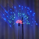 Solar Firework Lights Outdoor Waterproof Fairy Garland String Light Lawn Stakes Lamps Yard for Home Garden Festival Decor
