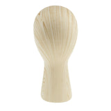 Fiberglass Wood Grain Mannequin Manikin Dummy Head Model Hair Wigs Cap Hat Display Holder Stand For Hat Wig Display Holder