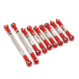 For Wltoys 1/12 12428 12423 12427 FY-03 Model Upgraded Metal Swing Arm Seat RC Car Parts Set