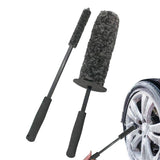 Ceyes Top Microfiber Premium Wheels Non-Slip Handle Easy Cleaning Rims Spokes Wheel Barrel & Brake Caliper Car Fiber Brush