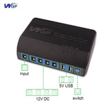 WGP High Capacity Portable Battery Station 31200mAh 12V Output Emergency Power Bank for LED Strips Light WiFi Router Modem