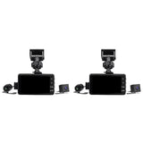 Motorcycle DVR Dash Camera with Front Rear Camera