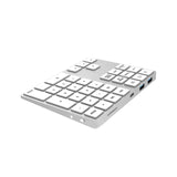 Numeric Keyboard with USB Digital Input Small Receiver Strong Stability Ergonomics Pocket Keypad Sier White pro version