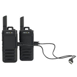 RB39P Bluetooth wireless walkie talkie certificate free machine, two sets/one trailer, Type-C charging