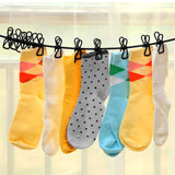 4M Non-slip stretch clothese With 12Clips Outdoor Camping Travel Stretchy Clothese Sock e Hanging Laundry Drying Rope