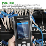 NF-8506 Network Multifunction Cable Tracker Support PING test/IP scan/Poe Measure Length Wiremap Tester