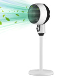 Degrees Oscillating Pedestal Fan - High Velocity, 3 Speeds, Quiet, for Living Room, Bedroom, Kitchen and Home Office