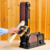 750W Abrasive Belt Sanding Woodworking High-Power Electric 220V Sandpaper Polishing hine 0-45° Angle Adjustable