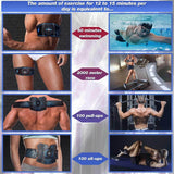 Abdominal muscle trainer EMS Abs weight loss fiess equipment training electric stimulator toner exercise