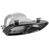 Quad Exhaust Tips Exhaust Tip Stylish Appearance 304 Stainless Steel for Car Accessories for A45 W176 CLA45 C117 2013‑2018