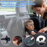 Rear Monitor 4.3'' IPS Screen Baby Car Mirror - Adjustable Wide View Angle for Infants, Kids, Pets, with Night Vision Function
