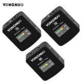 YONGNUO Feng One-Trigger-Two 2.4G Wireless Microphone System with 2 * Transmitters + 1 * Receiver + 2 * Clip-on Microphones Max.150M Transmission Rang