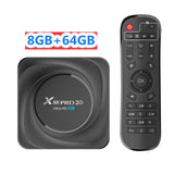 X88 PRO 20 Android 11.0 TV 8GB RAM 128GB ROM RK3566 Support 8K 2.4G/5G WiFi 1000M Set Top Box