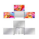 14 inches Laptop Expansion Screen - 1080P FHD Quad-screen Driver, Quick Installation Monitor with 1 Cable for 3 Displays