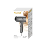 Kemey Km-6835 Mini Portable Hammer High Power Two Speed Professional Hair Dryer