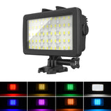 Andoer SL-20 Waterproof RGB Fill LED Video Light - 8 Modes, CRI95, Dimmable, 40M for Diving & Snorkeling Underwater