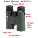 Celestron Nature DX 8x42 HD Astronomy Binoculars Fully Multi-Coated  BaK-4 Prisms Fog & Waterproof  For Camping Hunting Outdoor