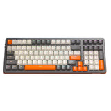 K8 2.4G Wireless Bluetooth-compatible Wired Three-mode nical RGB Backlight 100 Keys Hot Swappable Gaming Keyboard