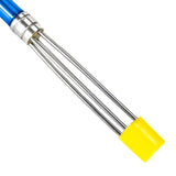 Aluminum Alloy Gaff 3-Section oon Tip with Barbs Diving Spear S Head Fishing Tools
