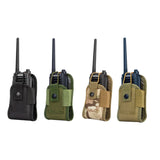Mobile Radio Walkie Talkie Pouch Waist Holder Pocket Portable Interphone Holster Carry Bag for Hunting Climbing Camping