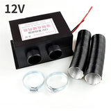 12V/24V 3 Port Windshield Defroster Car Van Heater Fan for Truck Buses Campers Cara Tool