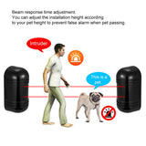 Wired Dual Beam Photoelectric Infrared Sensor Barrier Detector 100M Tamper Output for Park Gate Burglar Alarm System