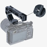 Top Handle Hand Grip Handgrip Arri Locating Screw Monitor Mic Rig Cold Shoe for UURig DSLR Camera