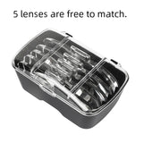 LED Headband Magnifier For Jewelry Watch Electronic Repair Hands Free Magnifying Glasses 1X 1.5X 2X 2.5X 3.5X Lens Loupe